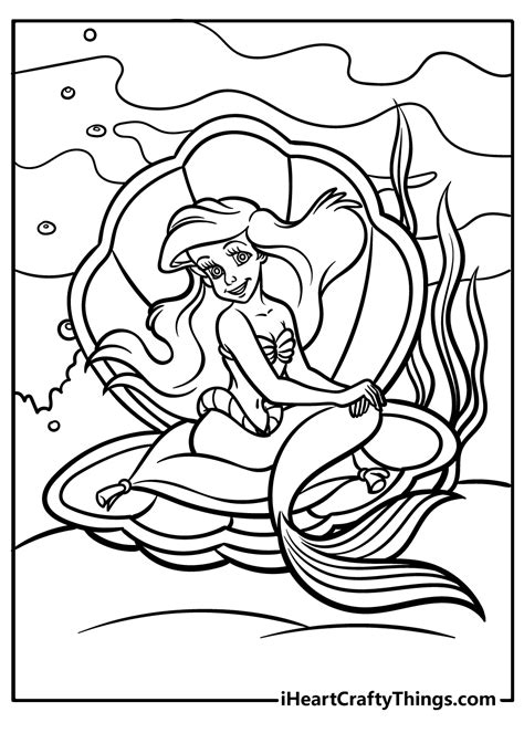 Free Little Mermaid Coloring Pages To Print