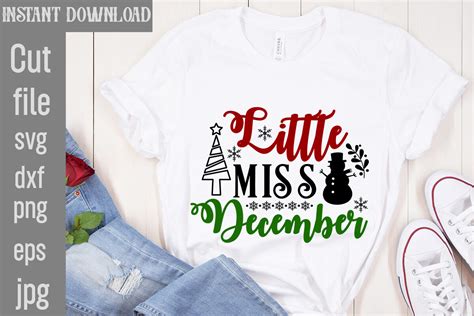 Download Free Little Miss December Cut File For Cricut