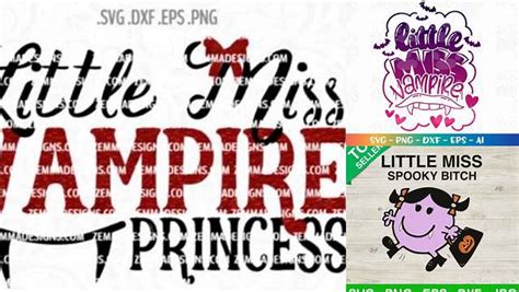 Download Free Little Miss vampire princess For Crafts
