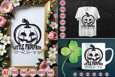 Download Free Little Pumpkin - SVG File, DXF File Creativefabrica
