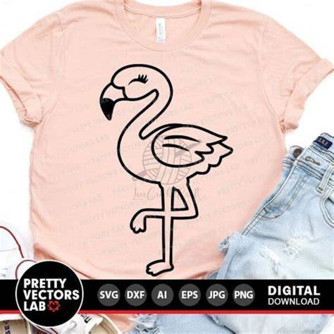 Download Free Little Sister Flamingo DXF Files