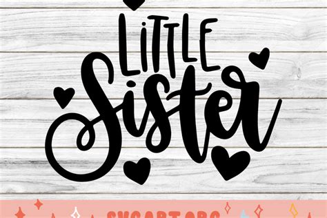 Download Free Little Sister SVG, DXF File Cuttable File Files DXF Files
