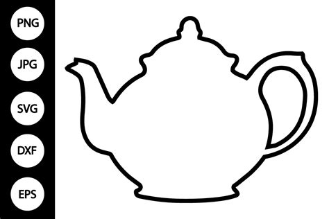Download Free Little Teapot - SVG File, DXF File Creativefabrica DXF Files