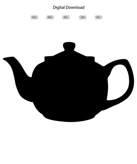 Download Free Little Teapot - SVG File, DXF File Silhouette