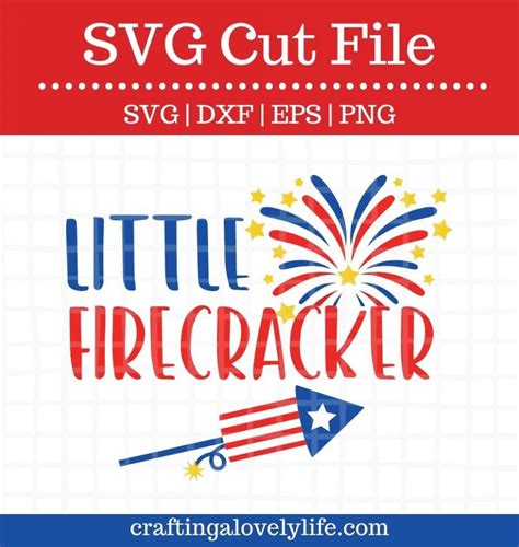 Download Free Little firecracker - 4th of July SVG Cut Files