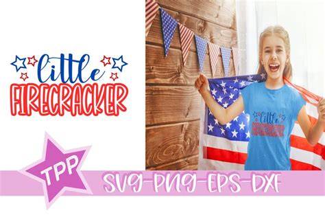 Download Free Little firecracker - 4th of July SVG DXF Files