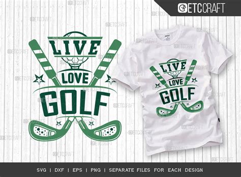 Download Free Live Love Golf - SVG File, DXF File Commercial Use DXF Files