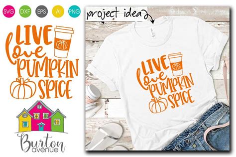 Download Free Live Love Pumpkin Spice SVG File| Fall SVG File For Crafts