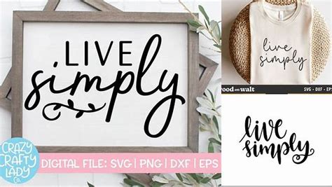 Download Free Live Simply SVG Cut Files Images