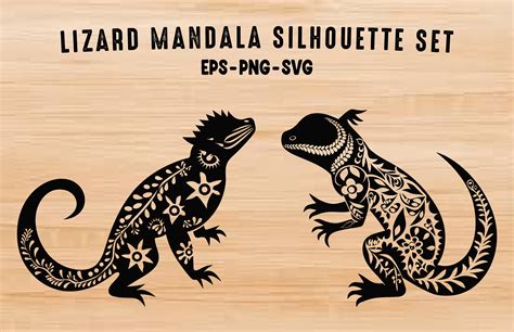 Download Free Lizard Skink Mandala Commercial Use For Crafts