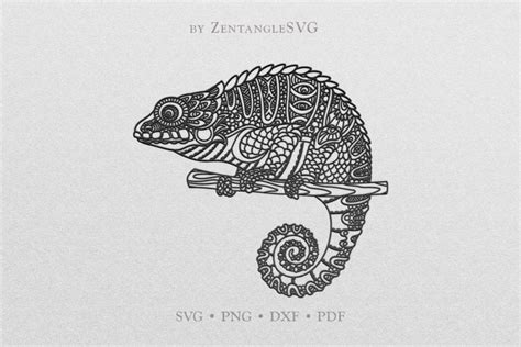 Download Free Lizard Skink Mandala Files DXF Files