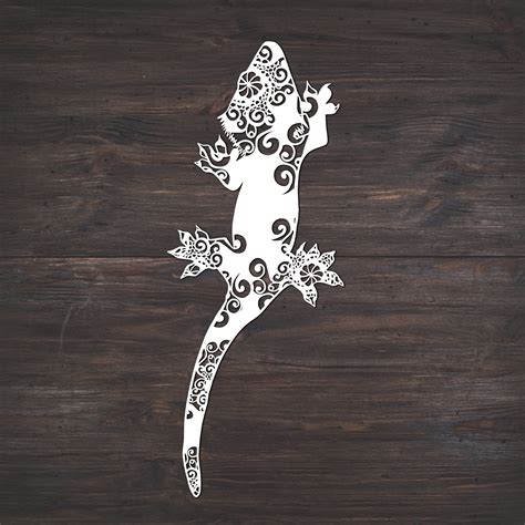 Download Free Lizard Skink Mandala Files For Crafts