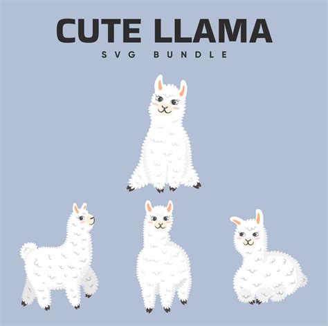 Download Free Llama Bundle Files For Crafts