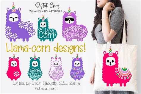 Download Free Llamacorn designs DXF Files