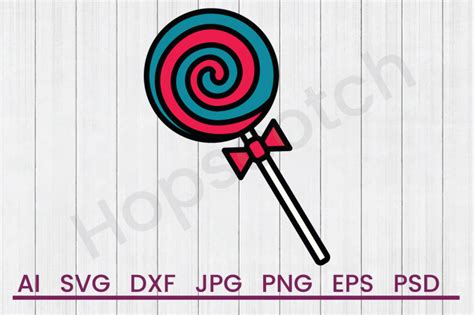 Download Free Lollipop - SVG File, DXF File Commercial Use DXF Files