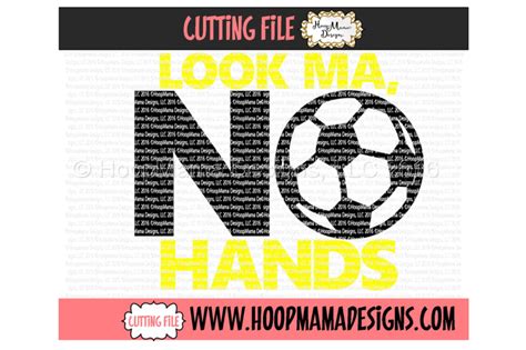 Download Free Look Ma, no hands - Soccer DXF Files