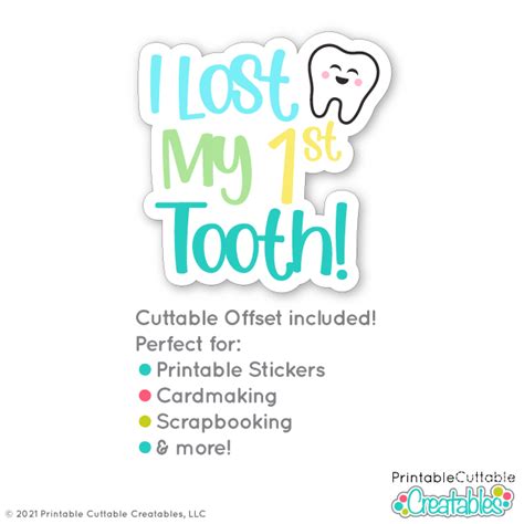 Download Free Lost A Tooth - SVG File, DXF File for Cricut Machine