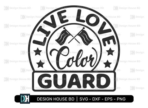 Download Free Love Color Guard 3-SVG, PNG, DXF DXF Files