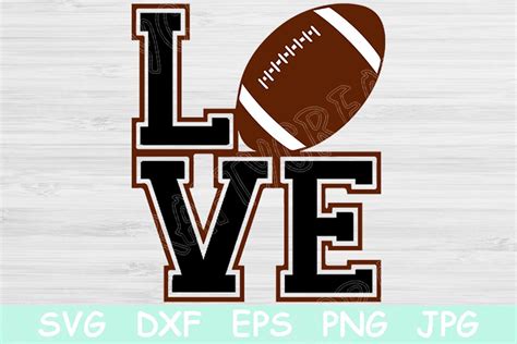 Download Free Love Football SVG Files