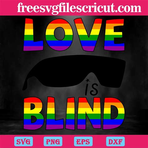 Download Free Love Is Blind SVG DXF Files
