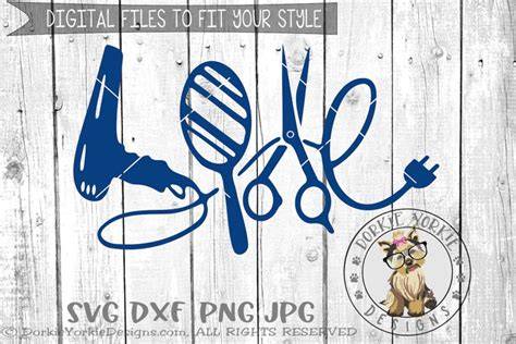 Download Free Love Is In The Hair SVG Cut File Files
