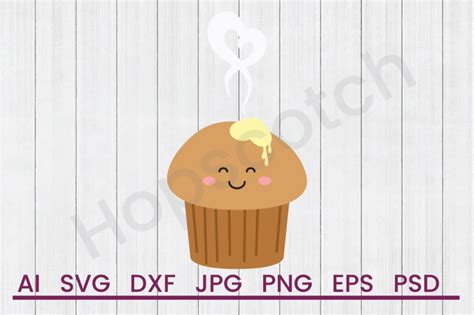Download Free Love Muffin - SVG File, DXF File Printable