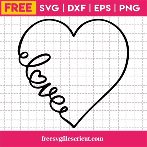 Download Free Love SVG Cutting Files Files