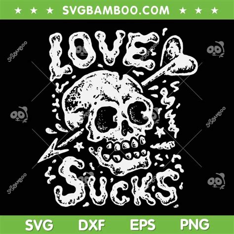 Download Free Love Sucks Printable Commercial Use DXF Files