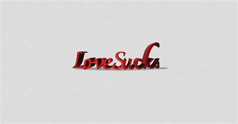 Download Free Love Sucks Printable Files