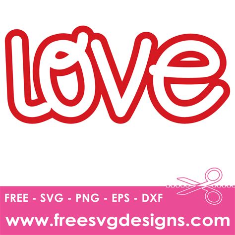 Download Free Love Svg Cutting Files Commercial Use DXF Files