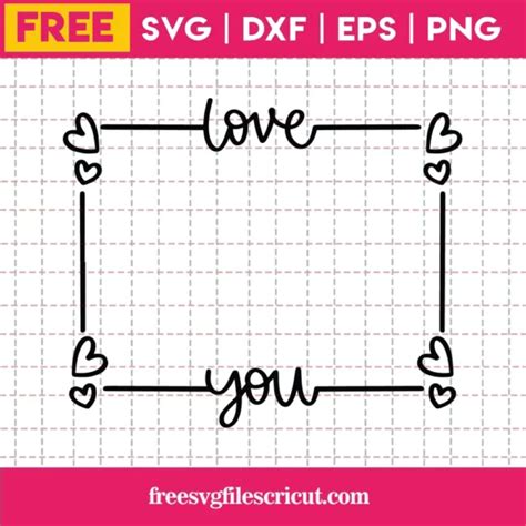 Download Free Love You SVG Files
