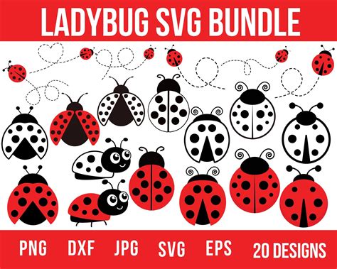 Download Free Love bug - ladybug SVG Files DXF Files