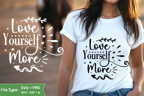Download Free Love yourself more svg Files DXF Files