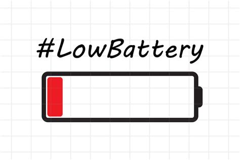 Download Free Low Battery SVG Files