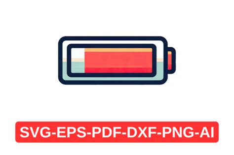 Download Free Low Battery SVG Printable