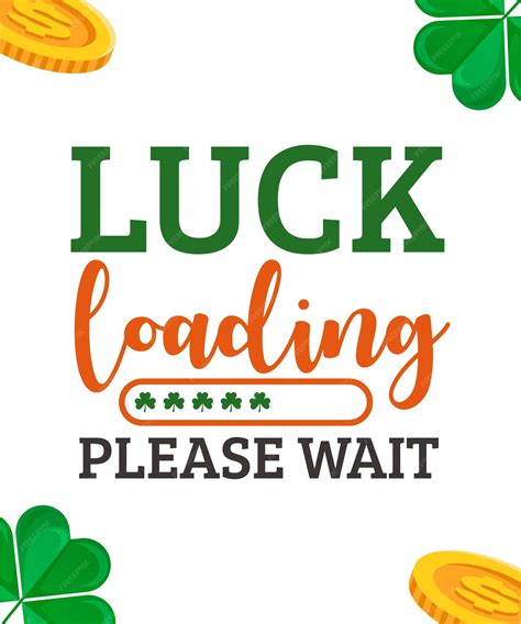 Download Free Luck Loading Please Wait St Patricks Day For Silhouette