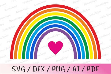 Download Free Luck Rainbow SVG Files DXF Files