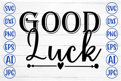Download Free Luck SVG Files For Crafts
