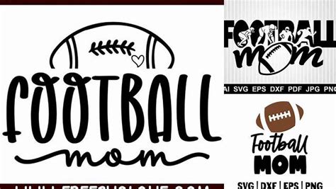 Download Free Luckiest Football Mom For Crafts