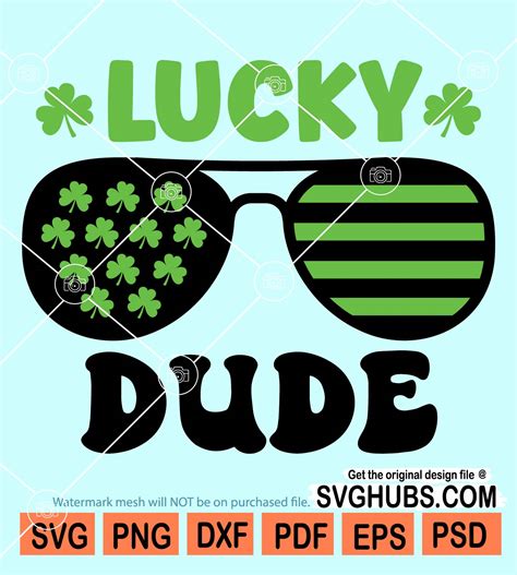 Download Free Lucky dude svg, St. Patrick's day svg Commercial Use for Cricut