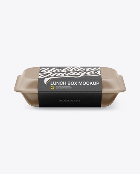 Download Free Lunch Box Mockup - Front View (High-Angle Shot) PSD Generator
