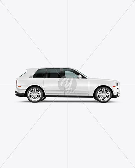 Download Free Luxury Car Mockup - Side View PSD Generator