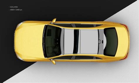 Download Free Luxury Car Mockup - Top View PSD Generator