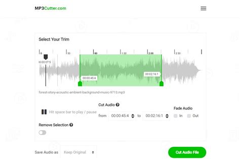 Free MP3 Editor File Management