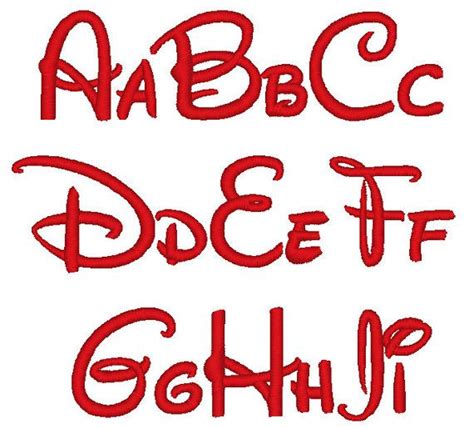 20 Free Disney Fonts for Machine Embroidery – Add a Magical Touch to Your Designs!