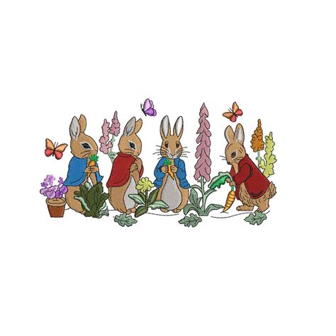 Free Machine Embroidery Patterns Peter Rabbit