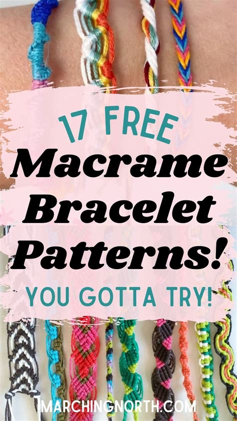 Free Macrame Patterns For Bracelets