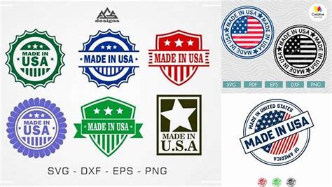 Download Free Made In USA Stamp Svg Design Commercial Use For Crafts