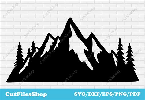 Download Free Made for the mountains SVG Cut File DXF Files