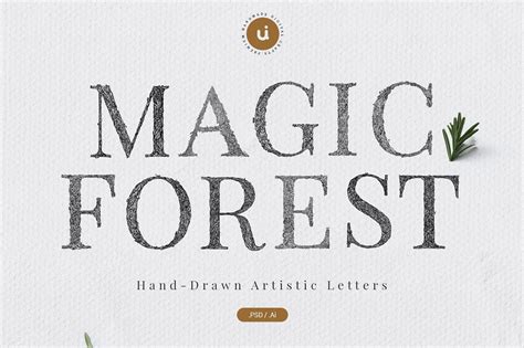 Download Free Magic Forest Typeface Creativefabrica